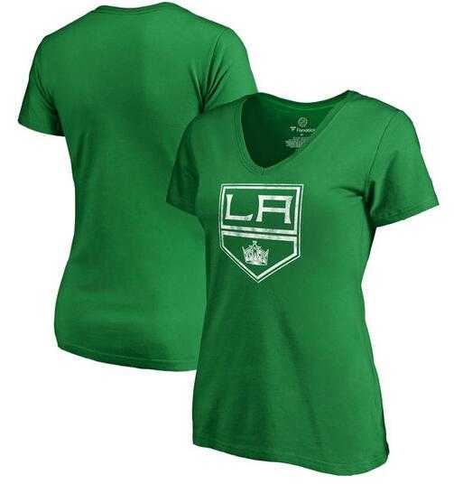Women Los Angeles Kings Fanatics Branded Plus Sizes St. Patrick's Day White Logo T-Shirt Kelly Green FengYun,We sell and wholesale Women Los Angeles Kings Fanatics Branded Plus Sizes St. Patrick's Day White Logo T-Shirt Kelly Green FengYun on line form chian!